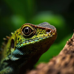 Fototapeta premium Lizard, Wildlife Photography, Generative AI