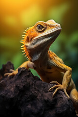 Obraz premium Lizard, Wildlife Photography, Generative AI