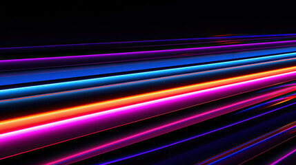 Background colorful neon 3d illustration rendered wallpaper speed lines