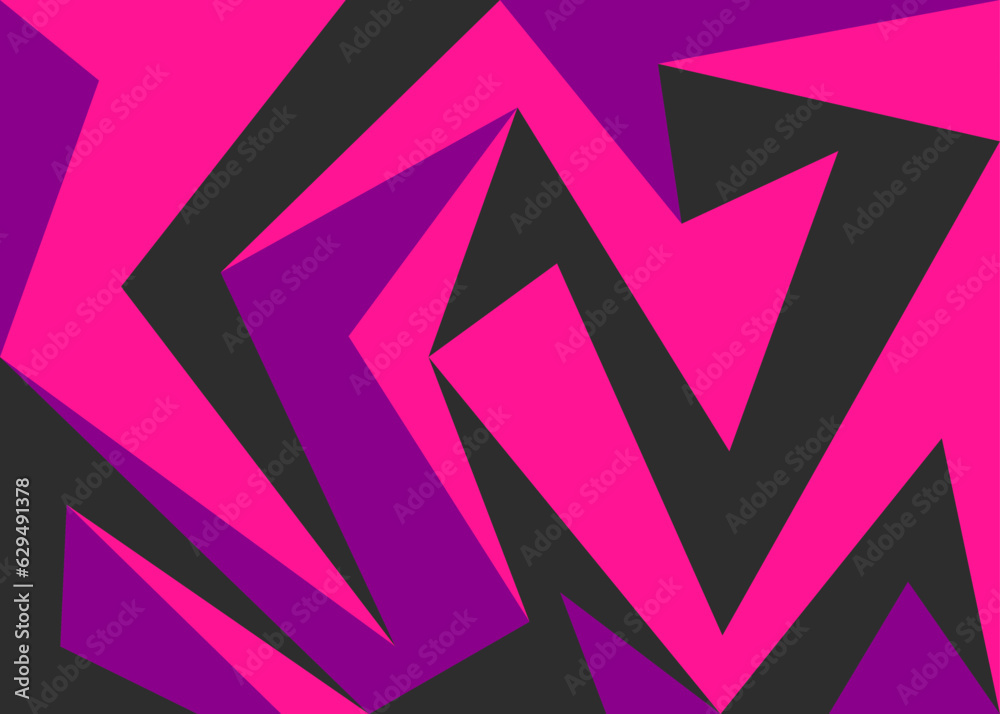 Poster abstract background with colorful triangular and geometric pattern