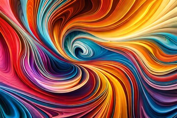 abstract colorful background with waves