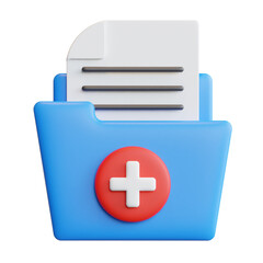 Obraz premium 3D Medical file Medical concept high quality render illustration