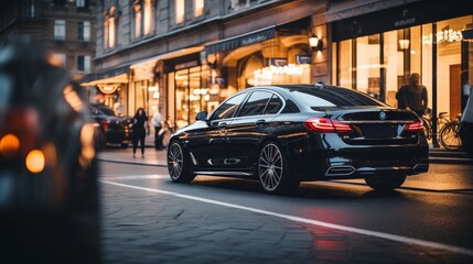 Luxury car, street photography - Powered by Adobe