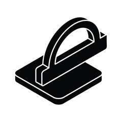 Ruler icon, vector stock illustration.