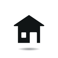 House icon vector illustration. Icon home on isolated background. Building sign concept.
