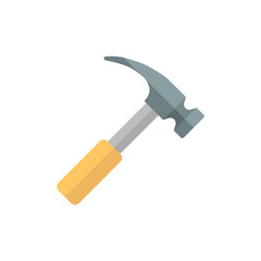 Hammer icon vector illustration. Symbol hammer on isolated background. Construction sign concept.