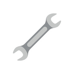 Spanner icon vector illustration. Symbol wrench on isolated background. Construction sign concept.