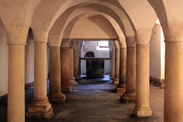 The crypt of St Anasatasia Cathedral, Zadar