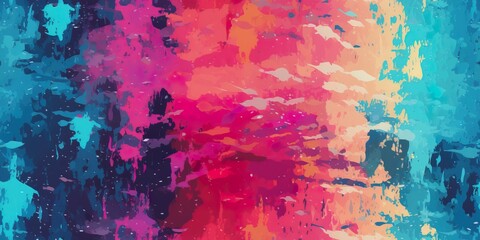 abstract colorful grainy 90s abstract texture. Ai generative