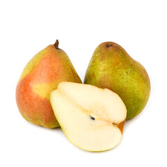 Pear Komis on a white background