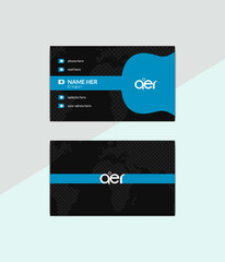Fototapeta na wymiar corporate and Modern Business Card desing template 