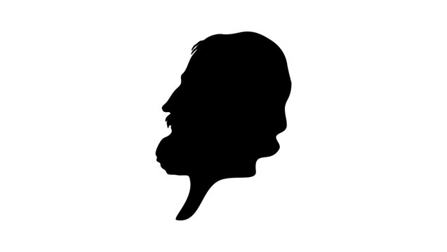 Euripides silhouette