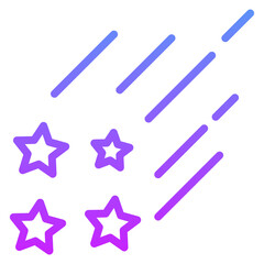 Obraz premium Falling Star Icon
