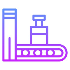 Luggage Conveyor Icon