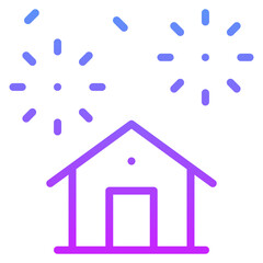 Home Fireworks Icon