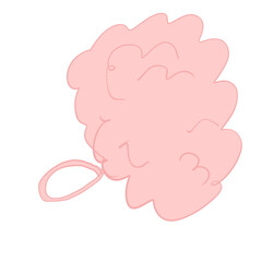 pink ribbon with bow