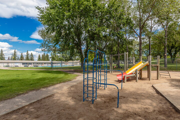 Holliston Park in the city of Saskatoon, Canada