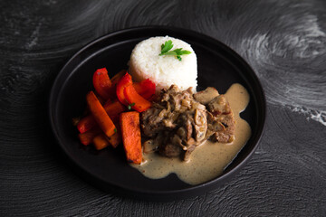Lomo strogonoff beef stroganov  meat rusia russian food comfort food simple dish