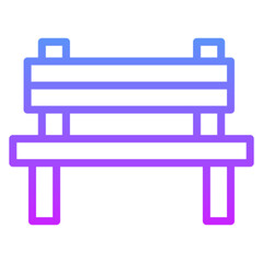 Obraz premium Bench Icon