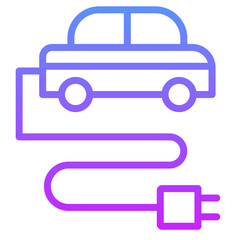 Electric Car Icon