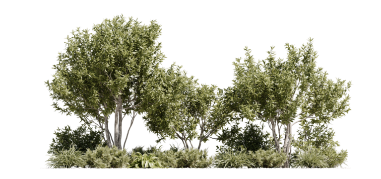 3D illustration  Alpine