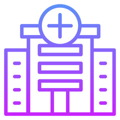 Obraz premium Hospital Icon