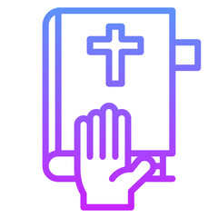 Obraz premium Oath Icon