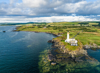 Turnberry Lighthouse, Turnberry Point Lighthouse, Trump Turnberry Golf Resort, South Ayrshire...