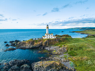 Turnberry Lighthouse, Turnberry Point Lighthouse, Trump Turnberry Golf Resort, South Ayrshire...
