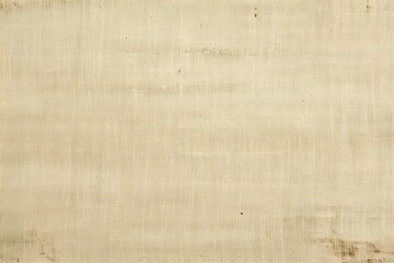Jute hessian sackcloth canvas woven texture pattern background in light beige cream brown color blank empty 