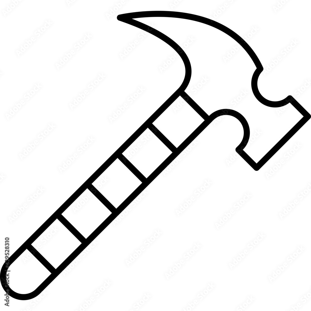 Poster hammer icon