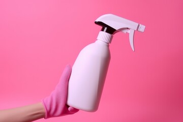 Hand rubber clean sprayer home. Generate ai