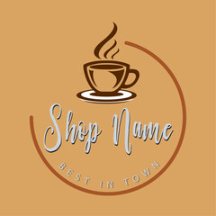 Logo for a coffee shop