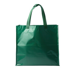 Water-resistant Shopping Bag Made of Nylon isolated on transparent background. Generative AI.