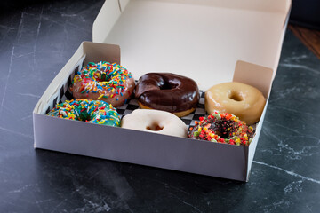 donuts with different flavors