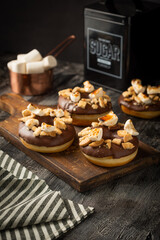 donuts with different flavors