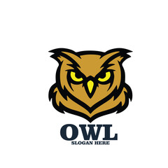 Design mascot logo icon character owl