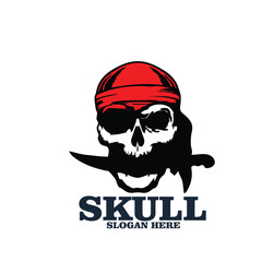 Design mascot logo icon character skull
