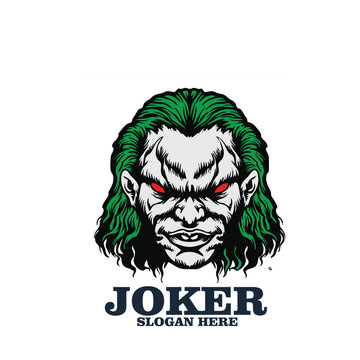 Design mascot logo icon character joker