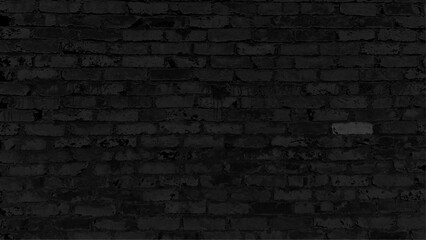 Fototapeta na wymiar Vector realistic isolated black brick wall seamless pattern background for template and wallpaper decoration.