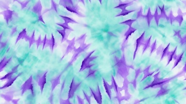 Generative AI : Spiral tie dye seamless pattern. Hippie Cool handmade ornament. Psychedelic tiedye swirl print. Watercolor artistic dyed design. Sixties spiral background. Shibori batic effect.