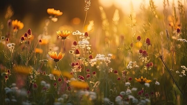 Cosmos pink flowers - Powered by Adobe