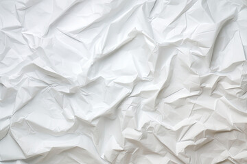 Detailed Crumpled Paper Texture. Generative AI