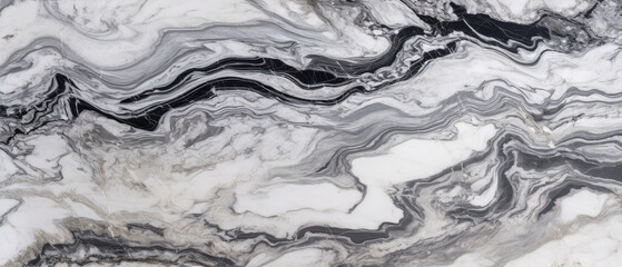 Black and white marble abstract texture. Trendi background, cover. Generative ai
