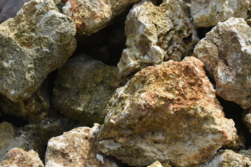 photos of piled andesite stones, can be used as a photo background