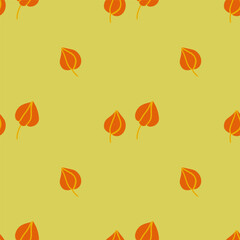 Autumn seamless pattern design. Repeat design with autumn thematics elements