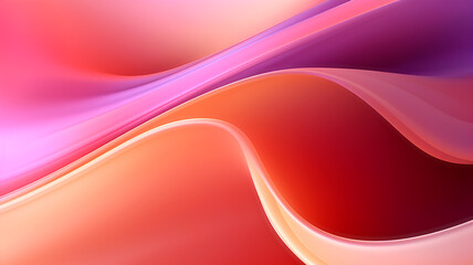 Abstract Background with waves. Wallpapers in the style of fine lines and delicate curves. Light magenta and light bronze Waves Background.