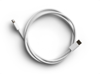 Braided USB-C Cable Rolled 1