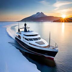 boat on the sea