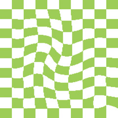 green and white checkered fabric Block  Pattern Vector 2 Colors Vector 3D Blocks desing Aop All over print Pattern Green White Graphic Desing Square
